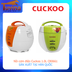 Nồi cơm điện Cuckoo CR-0661 1.08L (Sản xuất tại Hàn Quốc)