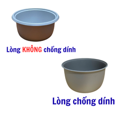 Nồi cơm Kim Cương KC-1.8LG 1.8L – Lòng chống dính – Nắp gài