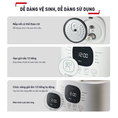 Nồi cơm điện tử Mini Tefal Rice Mate RK515168 -  0.7L