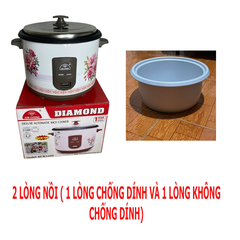 Nồi cơm điện Kim Cương 3.2L nắp rời KCR3200 (1100W)