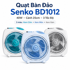 Quạt Bàn Đảo Senko BD1012 40W, Cánh 25cm | TUVINA