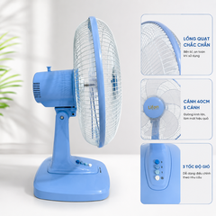 Quạt Bàn LIFAN B-378 45W – Cánh 40cm, 3 Tốc Độ