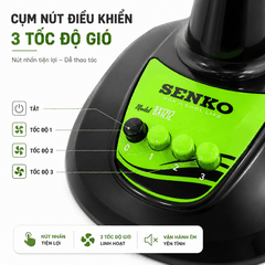 Quạt Bàn Senko BX1212 40W – 3 Cánh 29cm, Lồng Mạ Crom