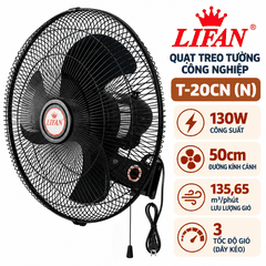 Quạt Treo Tường Công Nghiệp LIFAN T-20CN (N) 130W – Cánh 50cm