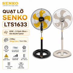 Quạt lửng thân sắt Senko LTS1633 – 60W