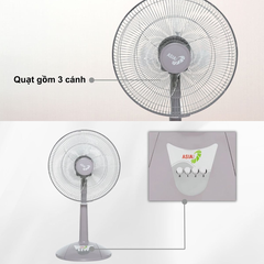 Quạt lửng ASIAvina VY358792 - 55W Xám