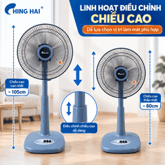 Quạt Lửng Ching Hai HS802 49W – 3 Cánh 35cm, 3 Tốc Độ
