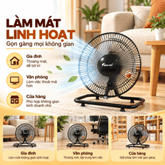 Quạt Sàn Mini CHING HAI FF910 38W – Cánh Nhôm 23cm