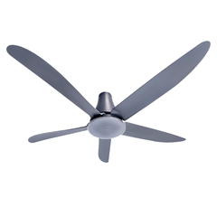 Quạt trần Mitsubishi C56-RA5 65W sải cánh 140cm | Remote, gió tự nhiên | Tuvina