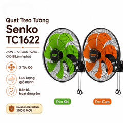 Quạt Treo Tường Senko TC1622 65W, 5 Cánh 39cm