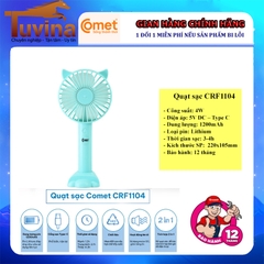 Quạt sạc Comet CRF1104 - 4W