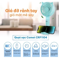 Quạt sạc Comet CRF1104 - 4W
