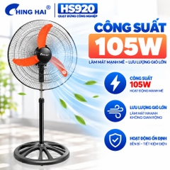 Quạt Đứng Công Nghiệp CHING HAI HS920 105W – 3 Cánh 50cm