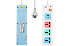 Ổ cắm điện COMET loại nối dài an toàn (3m) CES5303 có cổng sạc USB