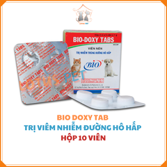 Doxy Tab - Viên nén trị viêm nhiễm đường hô hấp cho chó mèo- Hộp 10 viên