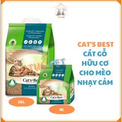 Cat’s Best Sensitive - Cát gỗ hữu cơ cho mèo nhạy cảm - 8L/20L