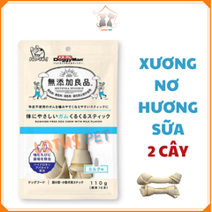 Xương nơ hương sữa lớn Doggy Man cho chó - 2 cây