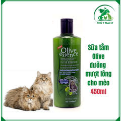 Sữa tắm Olive cho chó mèo - 450ML (Chó lông trắng/Chó lông nâu/Trị ve rận/Dưỡng lông chó/Dưỡng lông mèo)
