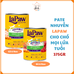 Pate nhuyễn Lapaw Gourmet cho chó mọi lứa tuổi - 375GR