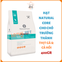 Hạt Natural Core cho chó D2 - Thịt gà & Cá hồi