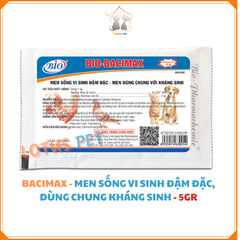 Bio - Bacimax - Men dùng chung kháng sinh - gói 5GR