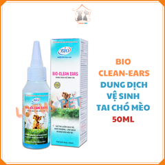 Bio - Clean Ears - Dung dịch vệ sinh tai chó mèo - 50ml