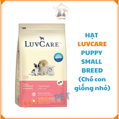 Hạt Luvcare Puppy Small Breed DƯỠNG LÔNG cho chó con giống nhỏ 500GR & 2KG