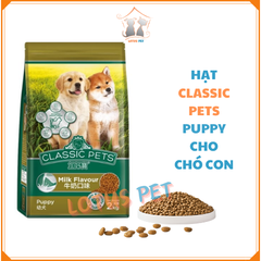 Hạt Classic Pets Puppy cho chó con - Vị Sữa - 400gr/2kg