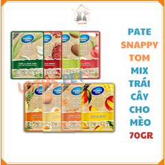 Pate Snappy Tom Cá ngừ mix trái cây/trứng - Gói 70GR