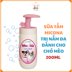 Vemedim Micona - Sữa tắm trị nấm cho chó mèo - 200ml