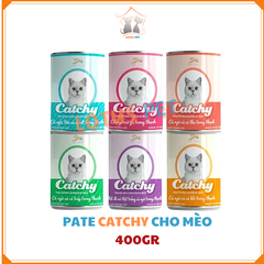 Pate Catchy cho mèo trưởng thành & mèo con - lon 400GR