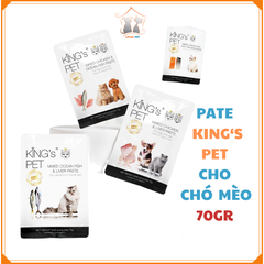 Pate gói King's Pet cho chó mèo - 70GR