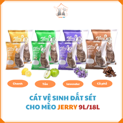 Cát đất sét cho mèo Jerry - 9L/18L