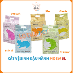 Cát đậu nành Moew's - 6L