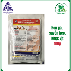CL - MEKO.LINSPEC ( Đặc trị hen gà, suyễn heo, khẹc vịt) - 100g