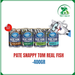 Pate Snappy Tom Real Fish/Meat cho mèo - lon 400gr