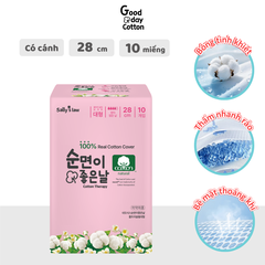 [Có cánh] Băng vệ sinh Good Day Cotton 28 cm