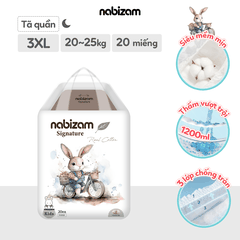 Tã Quần Nabizam Signature size 3XL - 20m