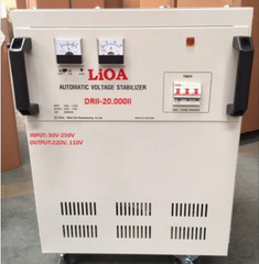 Ổn Áp LiOA 1 Pha DRII 20KVA NEW 2020 (50-250v) - Đồng hồ điện tử