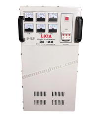 Ổn Áp LiOA 3 Pha SH3 15Kva Thế Hệ II (260-430v)- New 202 đồng hồ điện tử