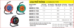 Ổ cắm kéo dài Lioa quay tay kiểu Rulo QN20-3-15A