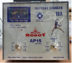 Máy Sạc Bình Acquy Tăng Giảm Robot 10A (12v-24v)