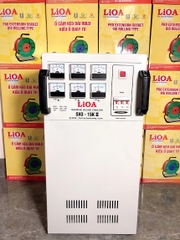 Ổn Áp LiOA 3 Pha SH3 15Kva Thế Hệ II (260-430v)- New 202 đồng hồ điện tử