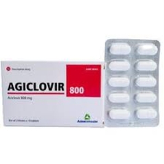 Agiclovir 800 Hộp 10 Vỉ X 10 Viên Nén Agimexpharm