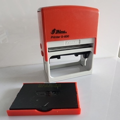 Hộp dấu chữ nhật 38*75mm Shiny S830