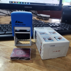 Hộp dấu chữ nhật dater (DD-MM-YYYY) 24*41mm S826D