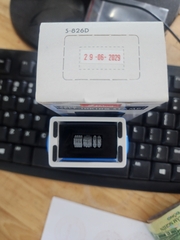 Hộp dấu chữ nhật dater (DD-MM-YYYY) 24*41mm S826D