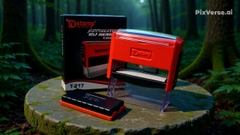 Hộp dấu chữ nhật 14*47mm Dstamp T217