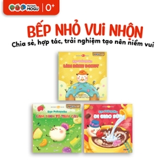Truyện Ehon bé 1-2-3 tuổi - Series bạn Pokopoko - Bếp nhỏ vui nhộn