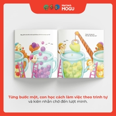 Bạn Pokopoko làm sinh tố trái cây